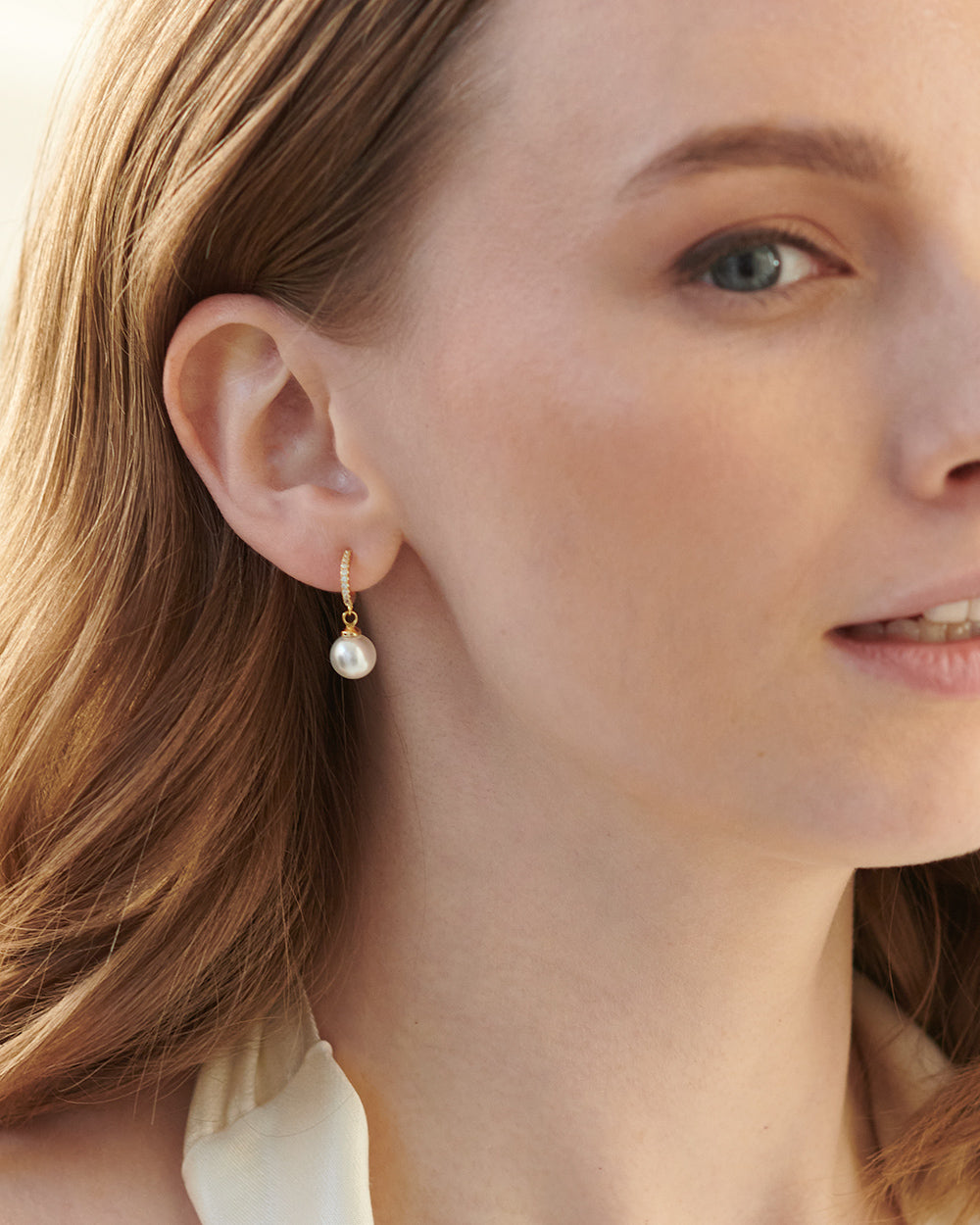 Exquisite Marina Pearl Earrings for Women - Elegant Freshwater Pearl Studs for Daily Wear & Special Occasions