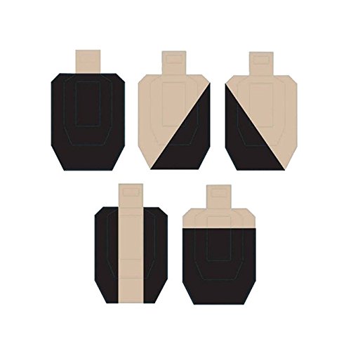 IPSC Hard Cover Shooting Targets Variety Pack - 100 Total for Pistol & Rifle Training - Perfect for Range Practice & Competition