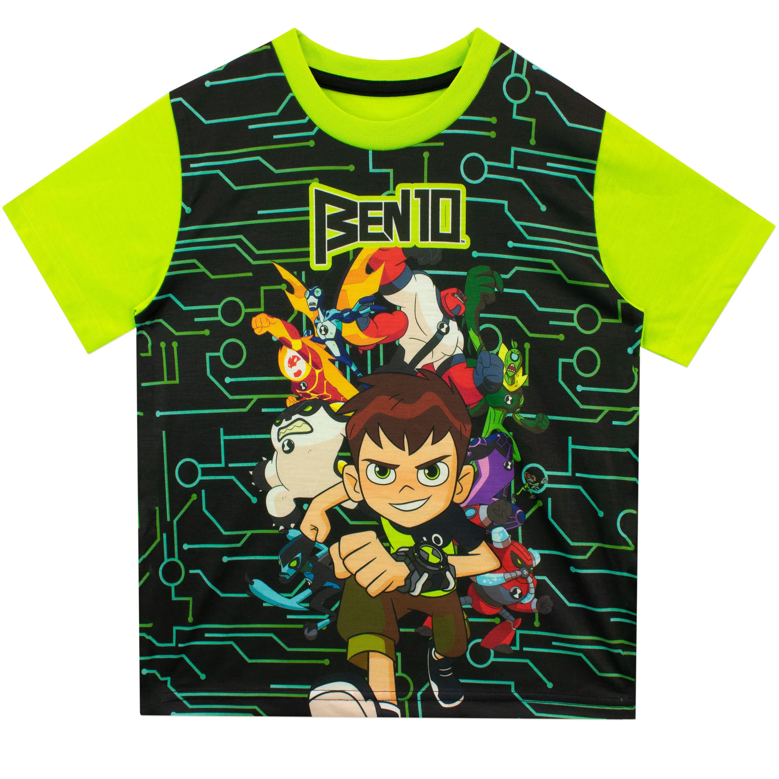 Ben 10 Boys Pajamas Set - Official Cartoon Character Sleepwear for Kids - Soft & Comfortable Nightwear for Bedtime, Sleepovers & Relaxing at Home