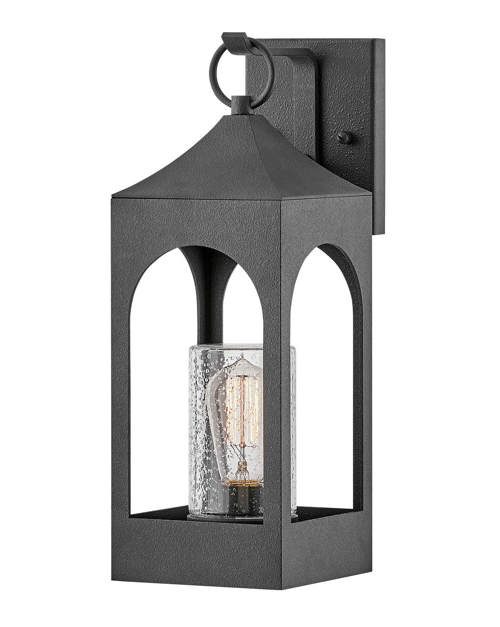 Vintage Amina LED Wall Sconce in Distressed Zinc Finish - Perfect for Farmhouse, Industrial & Modern Home Decor Lighting