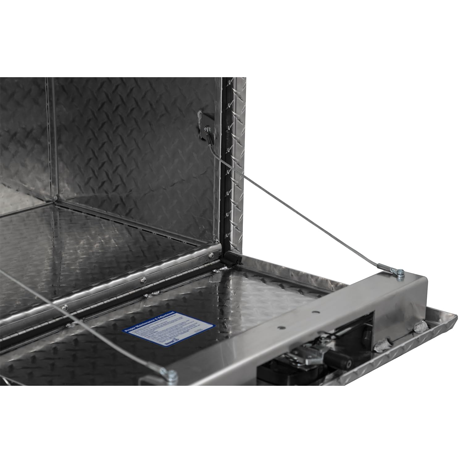 Diamond Tread Aluminum Underbody Truck Tool Box 18