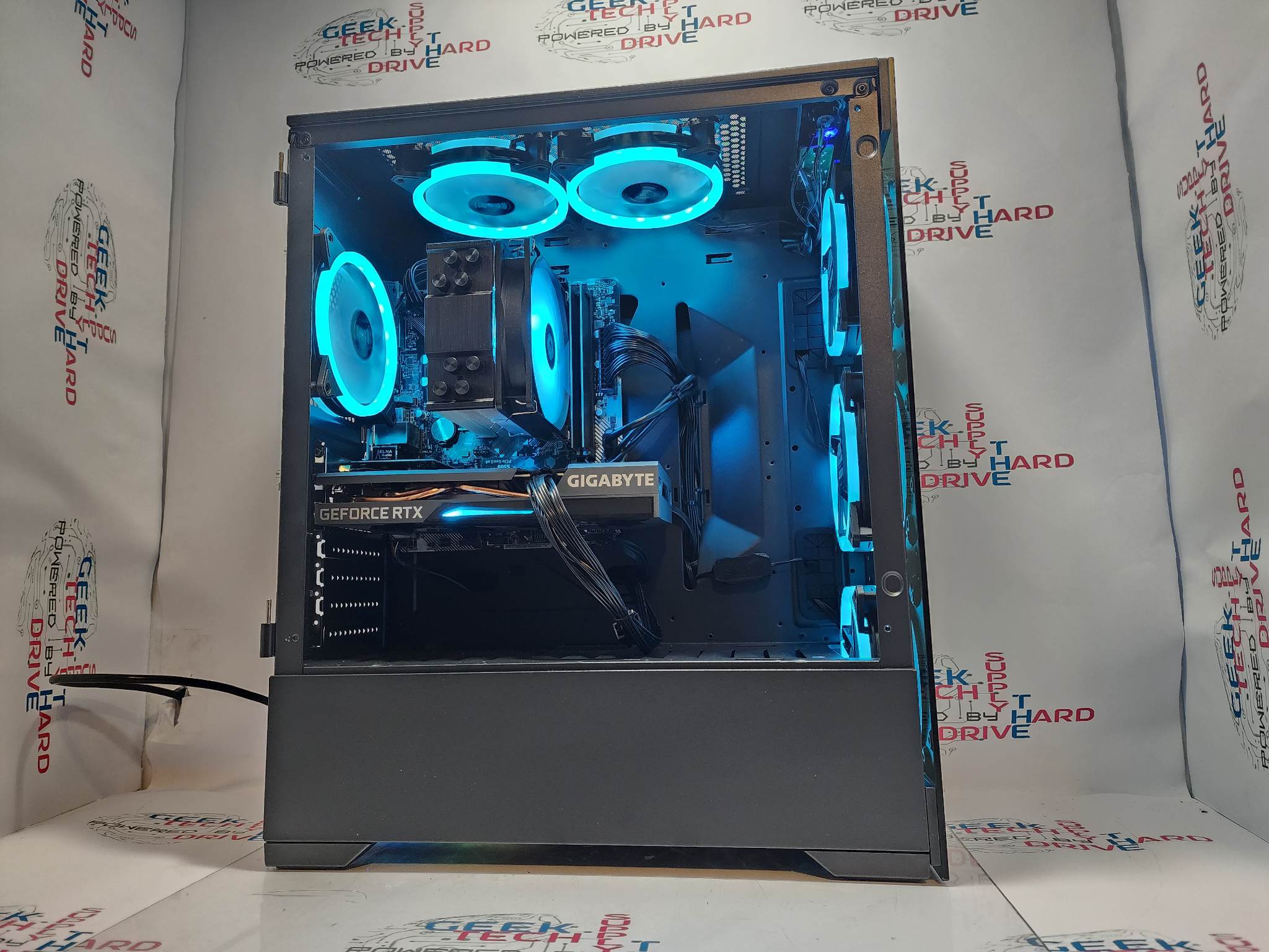 Custom Gaming PC Desktop Computer - AMD Ryzen 7 7800X3D, 2TB SSD, 32GB DDR5 RAM, NVIDIA RTX 4060 Ti, Black Vog A620M - Perfect for 4K Gaming, Streaming & Content Creation