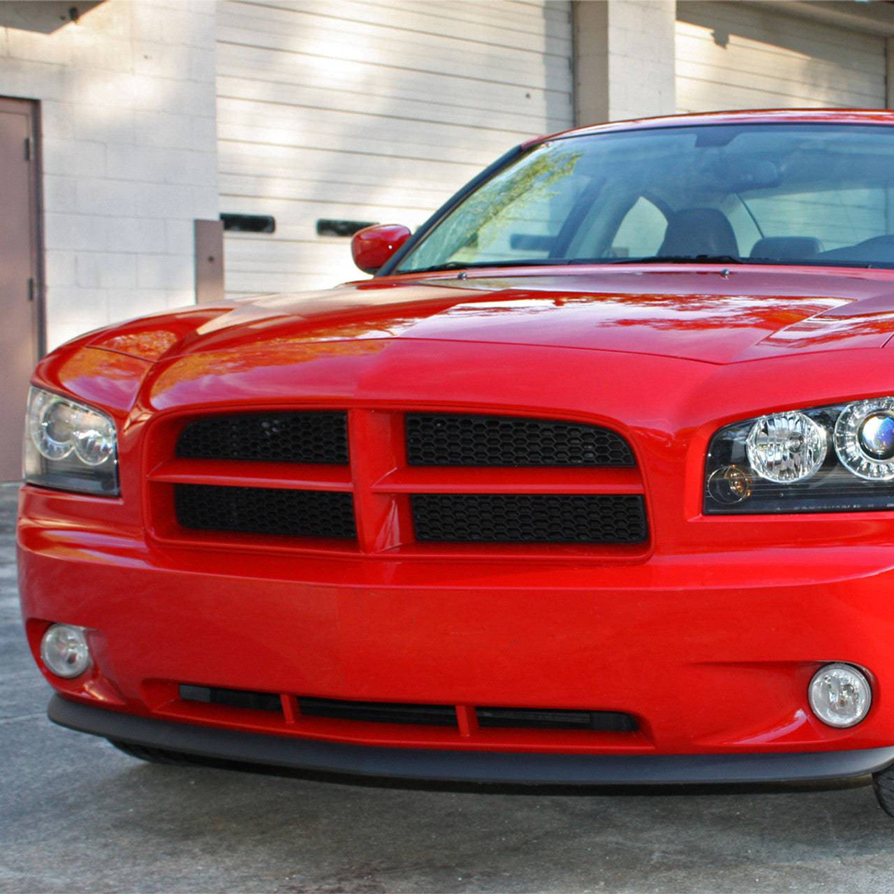 2005-2010 Dodge Charger Front Bumper Lip Spoiler - ABS Plastic OE Style Replacement - Enhance Your Car's Sporty Look for Street Racing & Show Cars