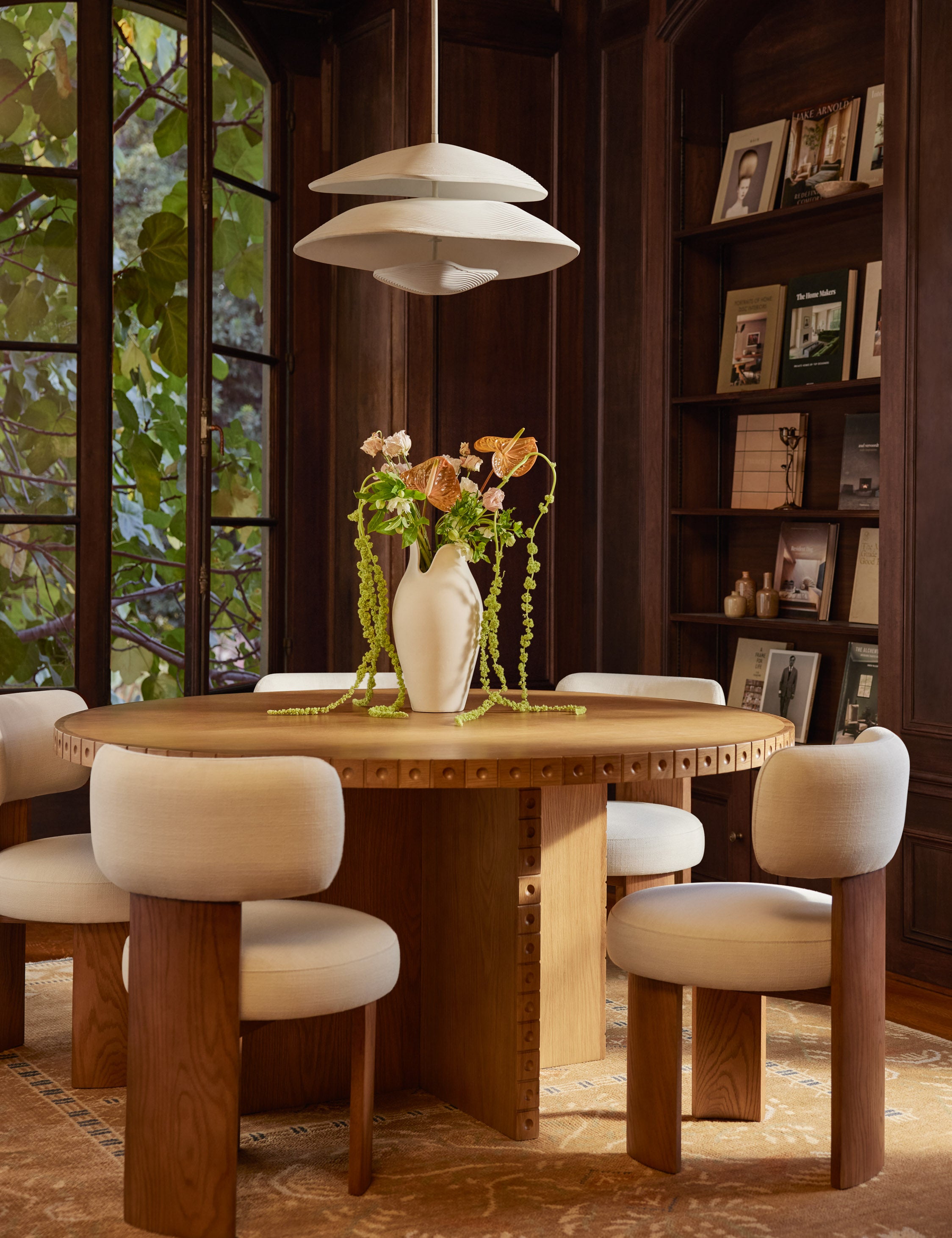 Modern Brisbane Dining Chair - Sturdy Wooden Kitchen Chair with Comfortable Cushion - Perfect for Dining Room, Kitchen, and Breakfast Nook