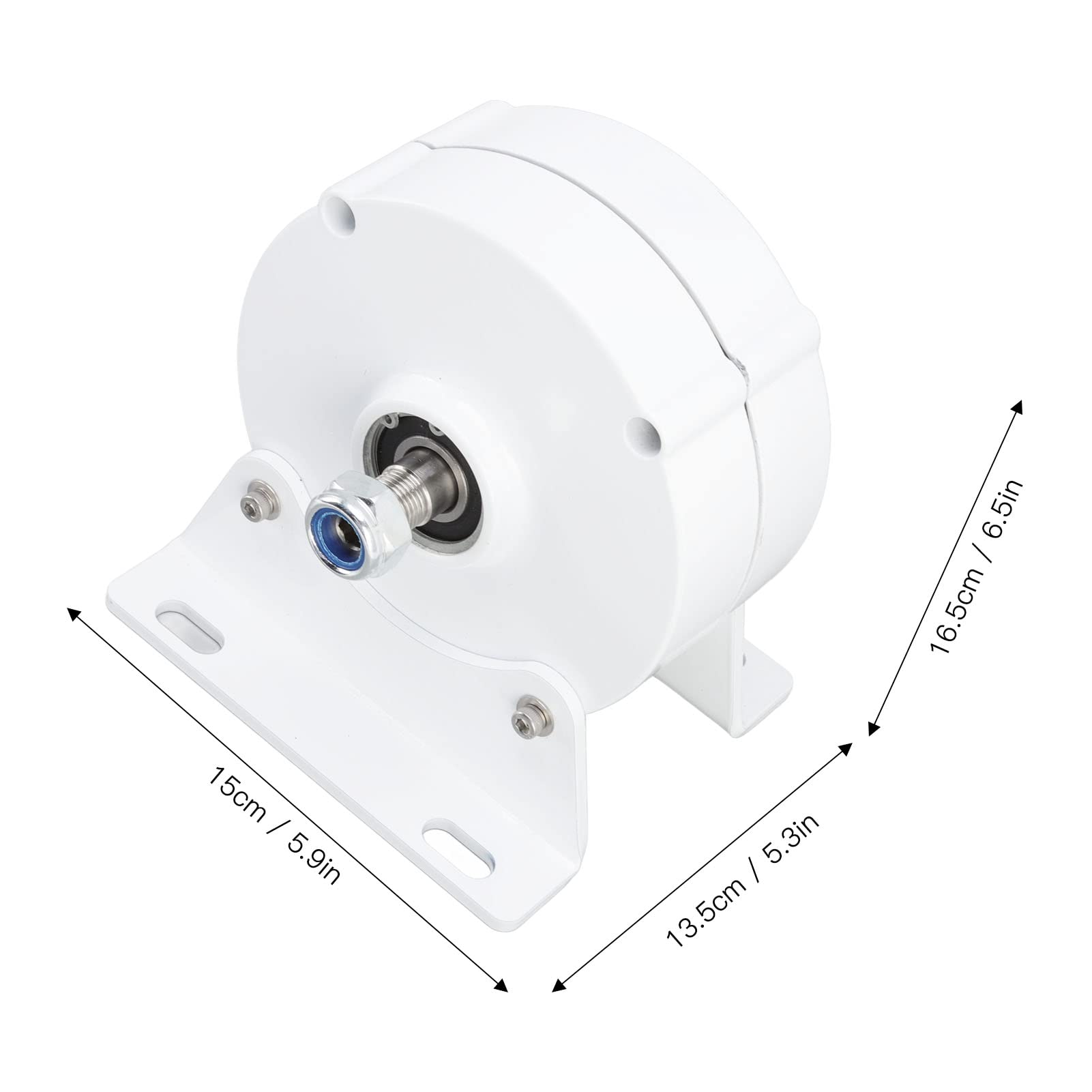 200W 750 RPM Three Phase Permanent Magnet Alternator Generator - 12V AC Electric Motor for Vertical/Horizontal Wind Turbine | Perfect for Home Wind Power Systems & Off-Grid Energy Solutions