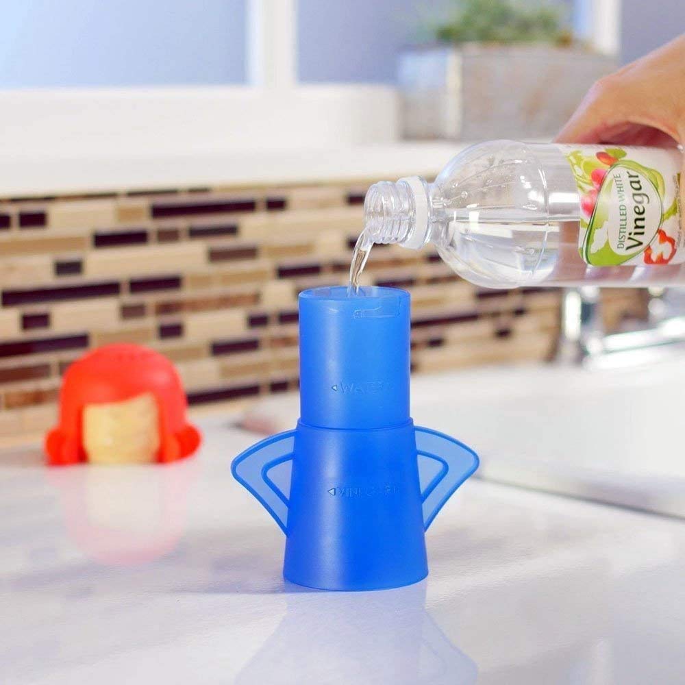Best Microwave Oven Cleaner - Steam Cleaner with Vinegar & Water Formula - Effortless Kitchen Cleaning - Perfect Gift for Mom - Ideal for Microwave, Oven, and Kitchen Appliance Deep Cleaning
