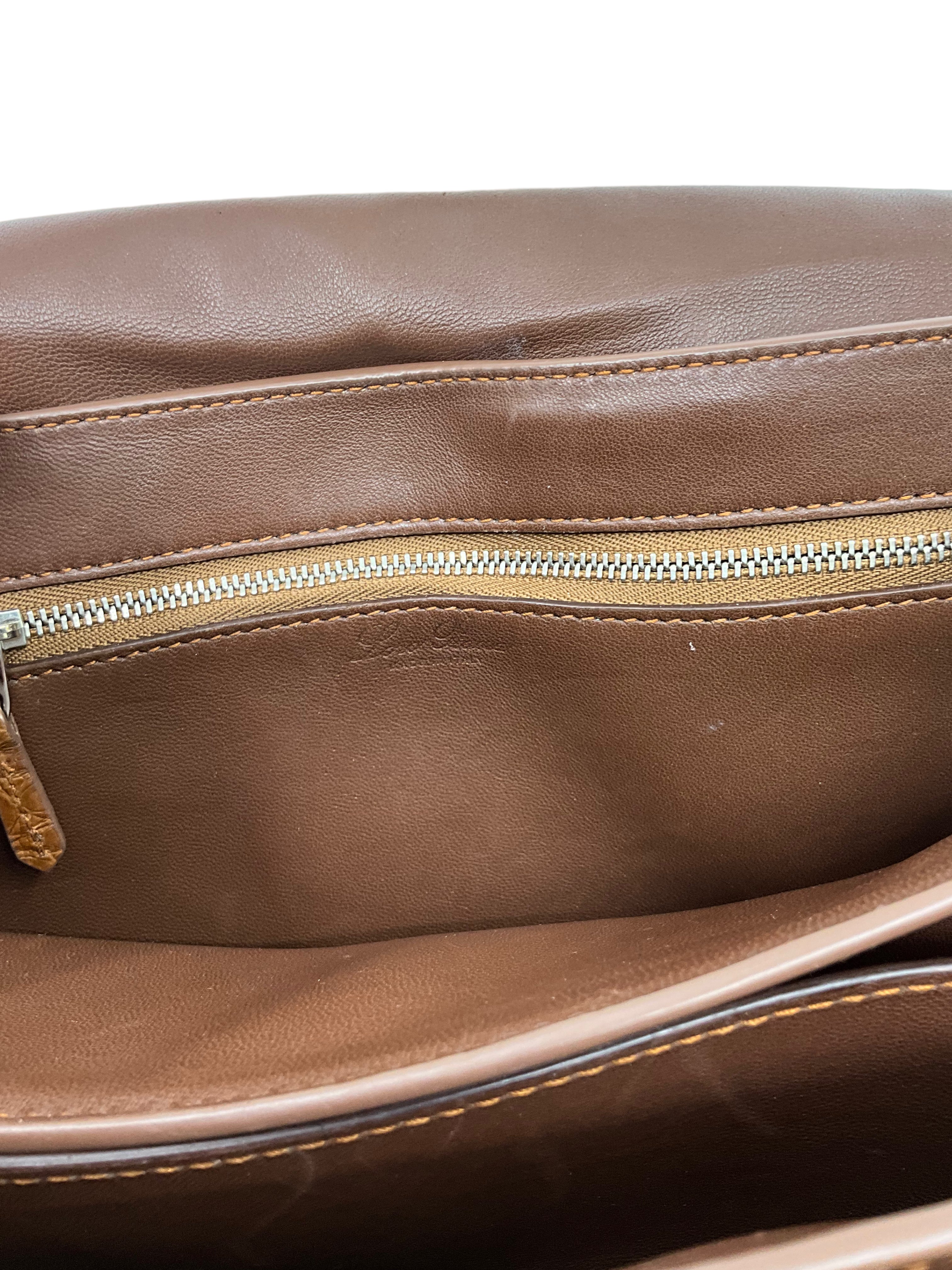 LORO PIANA Alligator Medium Flap Bag - Luxury Genuine Alligator Leather Handbag for Women | Perfect for Evening Events, Parties & Special Occasions