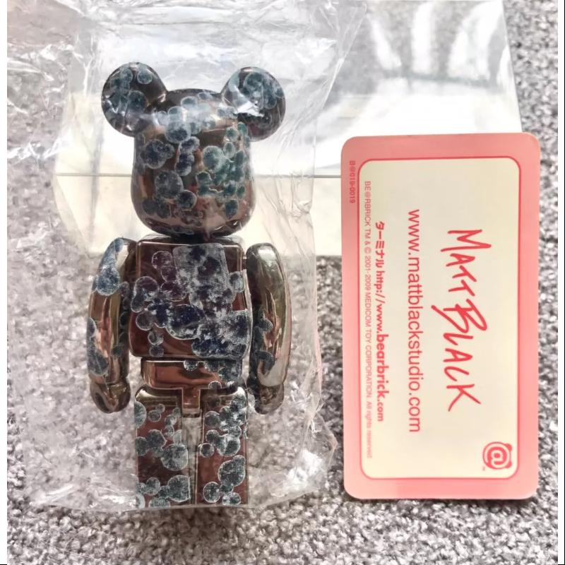 Bearbrick Series 19 Super Secret MATT BLACK 100% Collectible Figure - Limited Edition Vinyl Art Toy for Display & Gifting