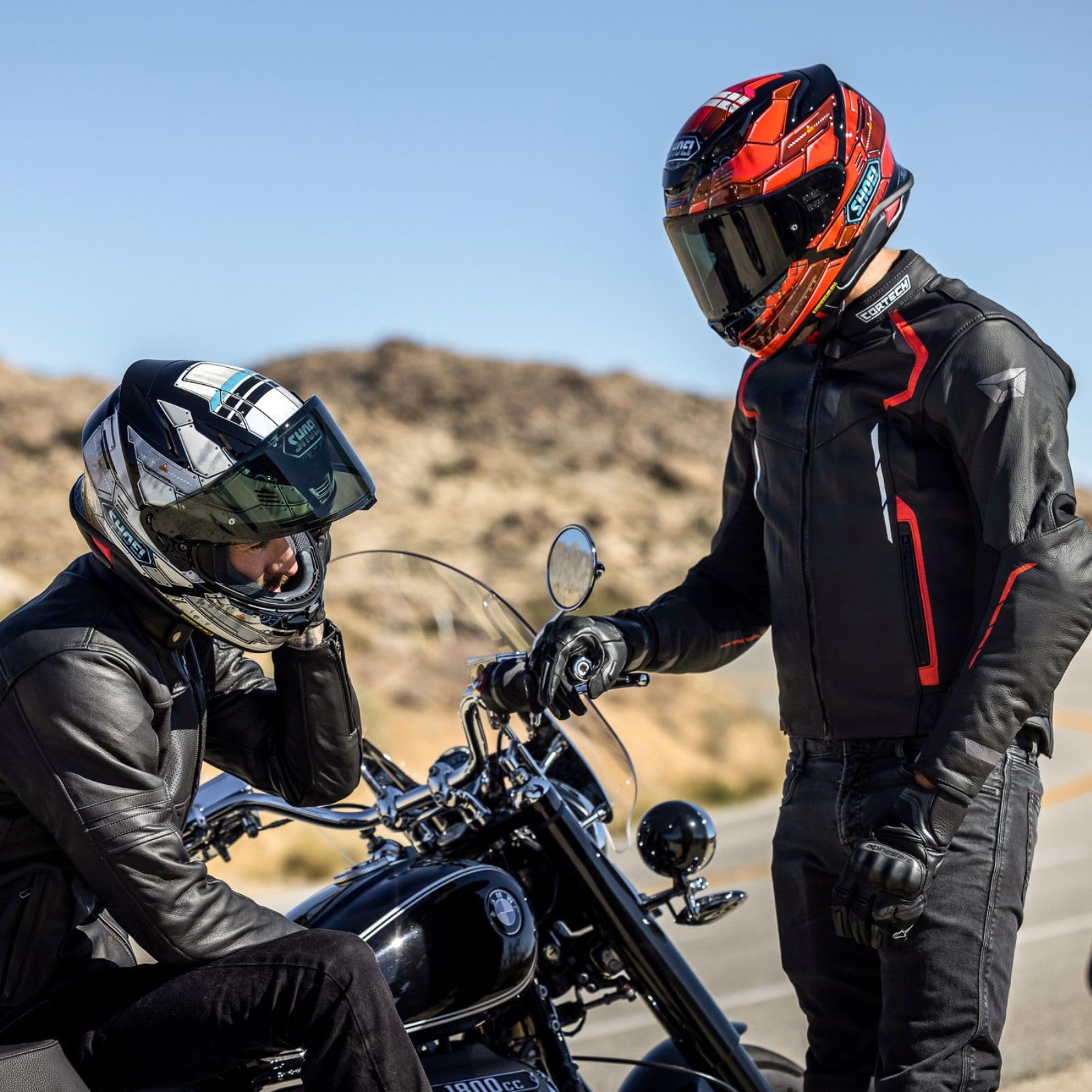 Cortech Chicane Leather Motorcycle Jacket for Men - Premium Biker Gear for Riding & Street Style - Perfect for Cruising, Commuting & Urban Fashion