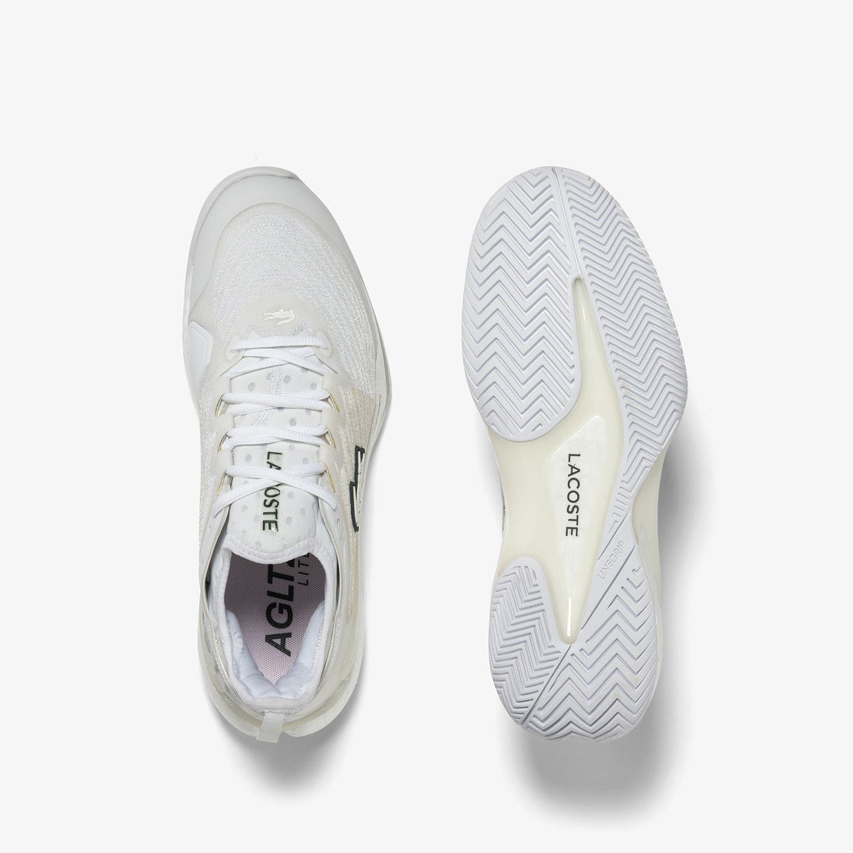 Lacoste AG LT23 Lite Men's Tennis Shoes - White | Lightweight Comfortable Athletic Shoes for Men | Perfect for Tennis, Casual Wear & Gym Workouts