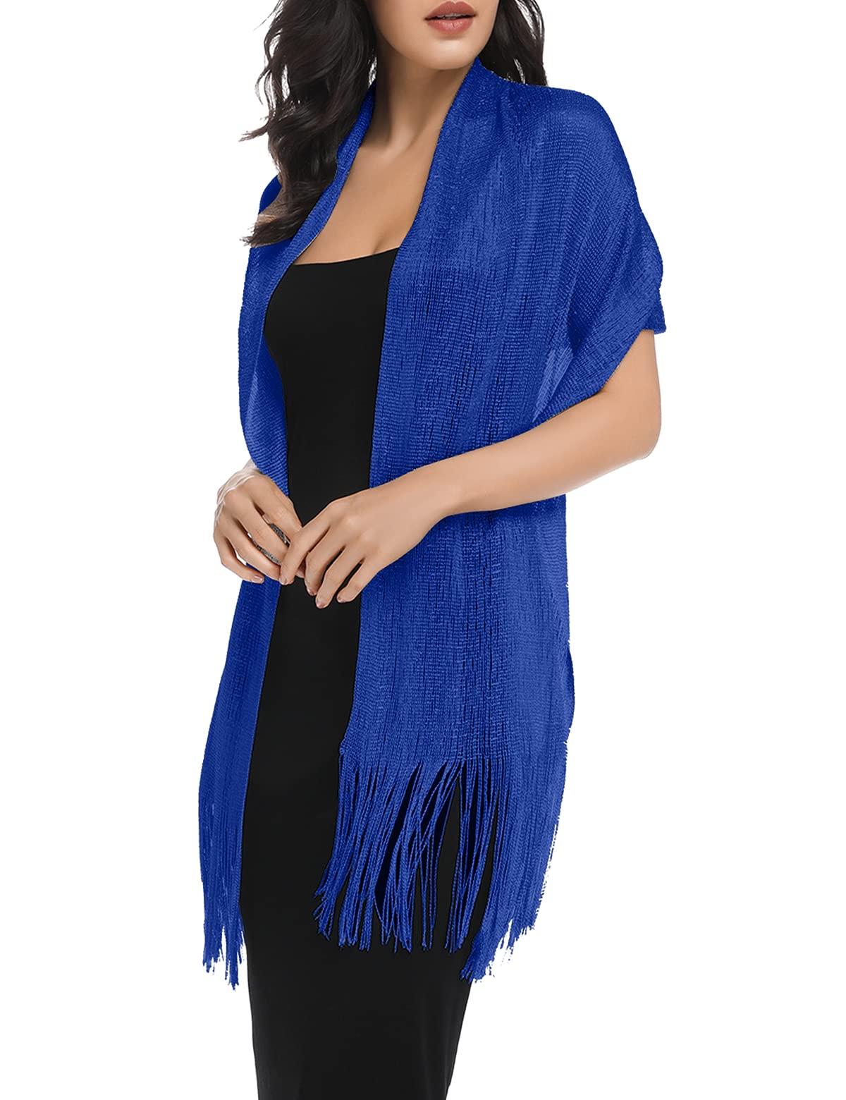 Elegant BANETTETA Women's Shawl Wrap - Formal Evening Scarf with Buckle for Weddings, Parties & Special Occasions - Perfect for Dresses, Gowns & Evening Wear