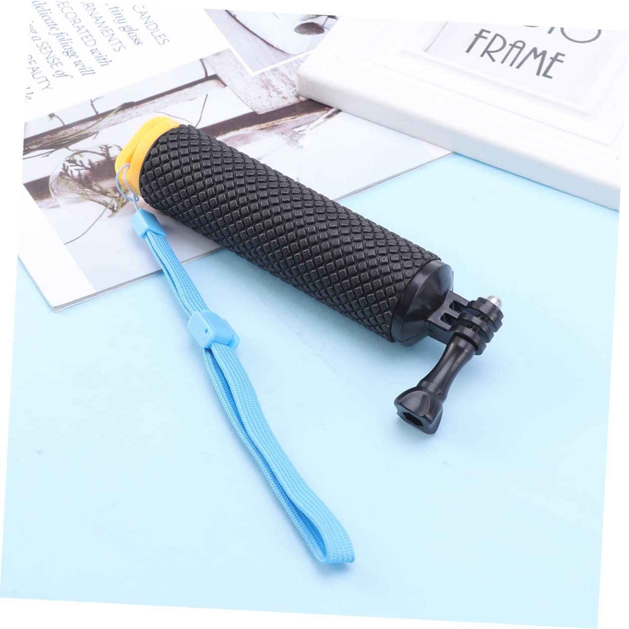 OSALADI Floating Stick Hand Grip - Compact Lightweight Action Camera Accessory for Diving, Snorkeling & Water Sports (Yellow) | Perfect for GoPro, DJI & Underwater Photography