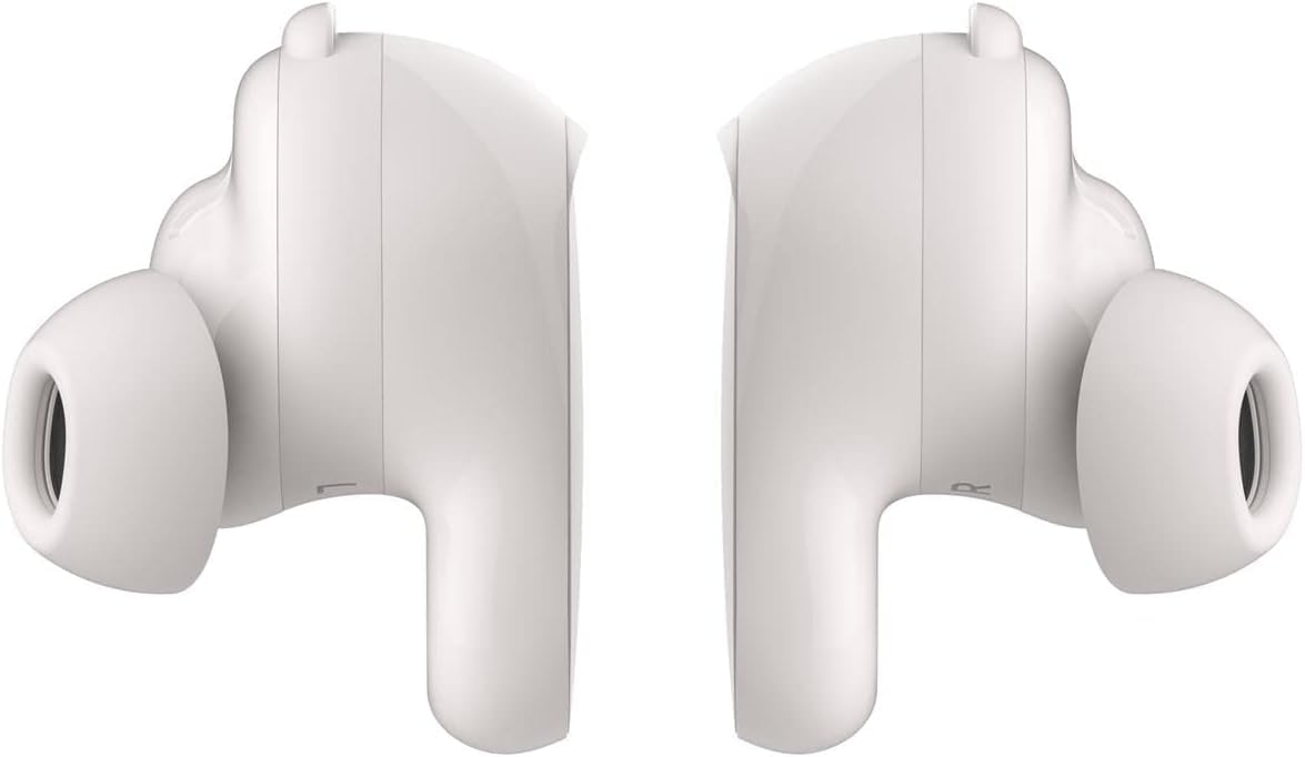 Bose QuietComfort Earbuds II Wireless Bluetooth Earbuds with Active Noise Cancelling Technology, Personalized Sound & Noise Cancellation, Soapstone Color - Perfect for Travel, Workouts & Commuting