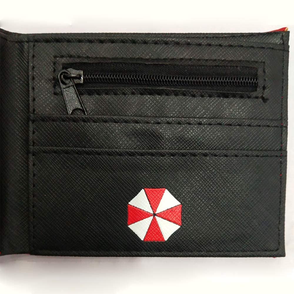 Resident Evil Anime Wallet - Stylish Umbrella Logo Card Holder for Men & Women | Perfect for Cosplay, Conventions & Everyday Use