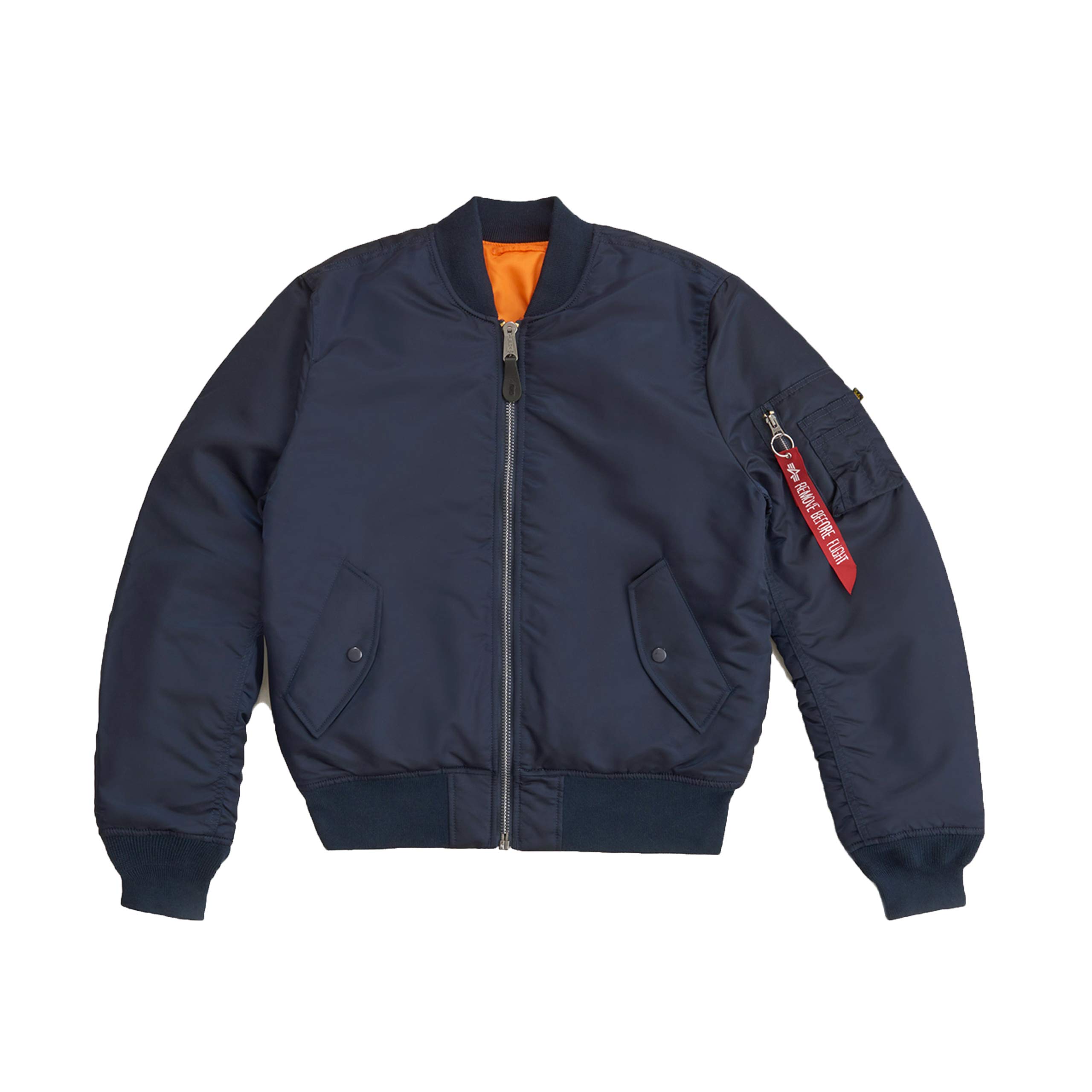 Alpha Industries MA-1 Slim Fit Bomber Flight Jacket - Lightweight Military Pilot Jacket for Men | Stylish Outerwear for Casual Wear, Street Fashion & Aviation Enthusiasts