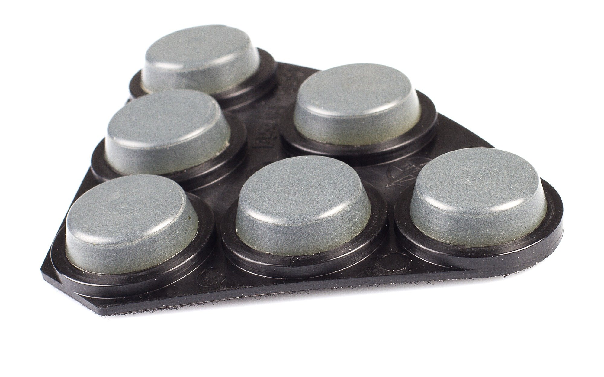 Americo Manufacturing 435705 Twister Hybrid Segments Black 100 Grit - 6 Pack for Twister Hybrid Floor Cleaning System | High-Performance Floor Pads for Commercial & Industrial Cleaning | Perfect for Hard Floors, Concrete & Tile Surfaces