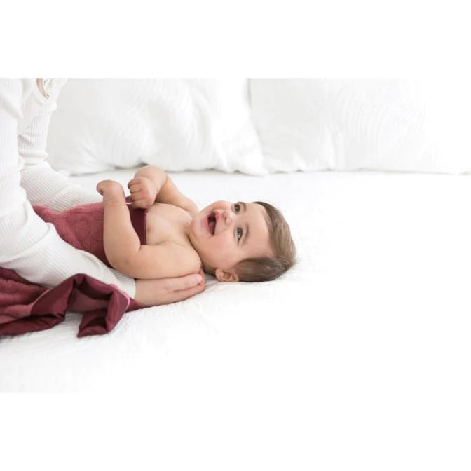 Soft Puff Circles Baby Stroller Blanket in Truffle - Cozy & Warm for Infants, Perfect for Strollers, Car Seats & Nursery Use
