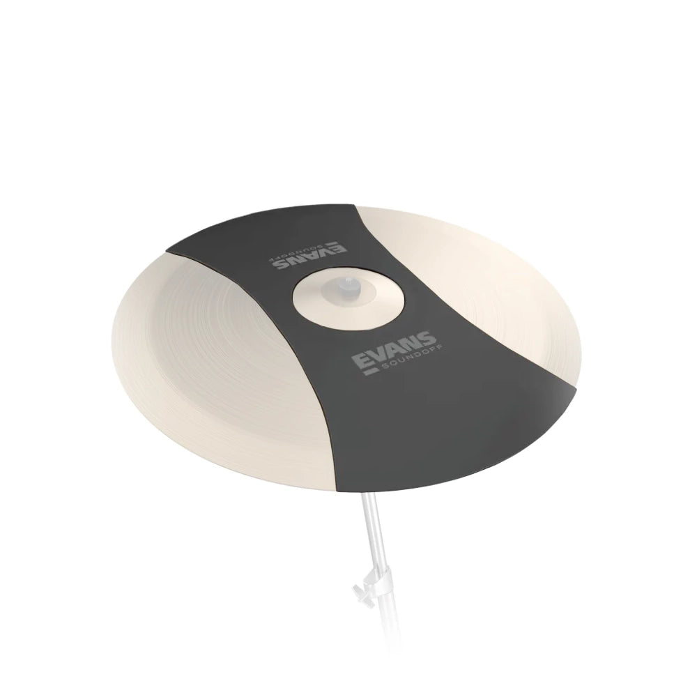Evans SoundOff Ride Cymbal Mute 20 Inch - Professional Drum Practice Silencer for Quiet Rehearsals at Home