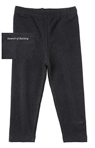 Sportoli® Baby Girls & Toddlers Cotton Blend Jersey Knit Solid Color Long Leggings - Soft Stretchy Comfort for Playtime, Daycare & Everyday Wear