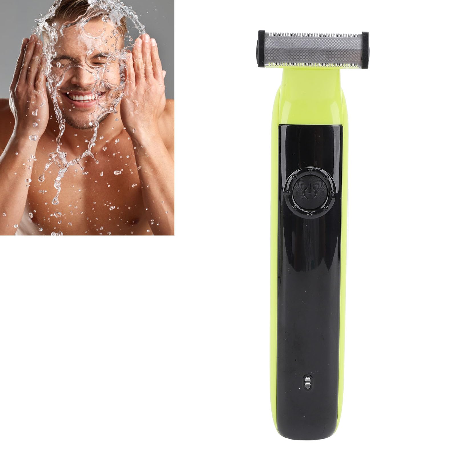 Premium Electric Body Hair Trimmer for Men & Women - Rechargeable Lithium-ion Battery, IPX7 Waterproof, 4 Adjustable Guard Combs with Skin Protector - Wet/Dry Use for Shower, Travel & Home Grooming
