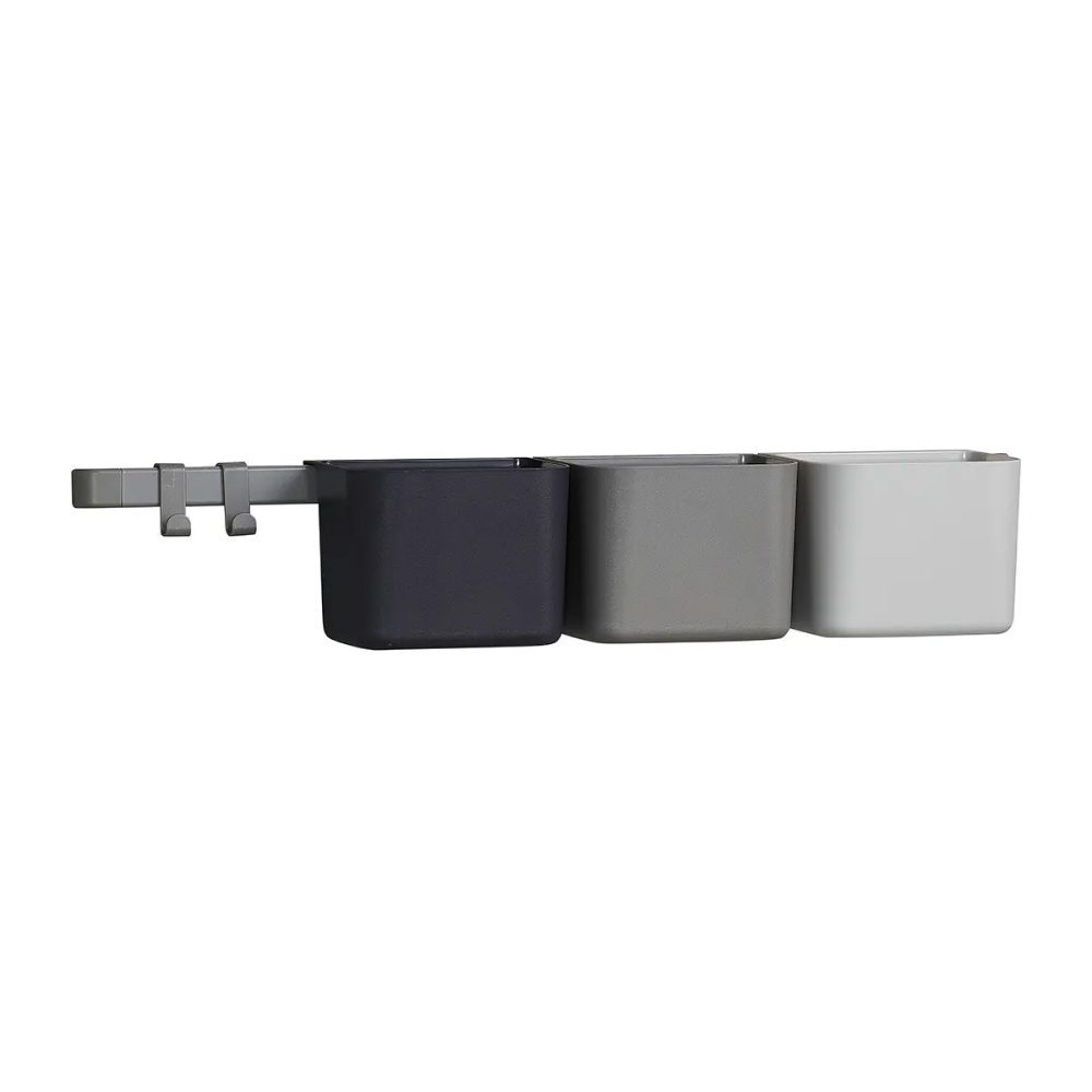 LEANDER 3-Piece Organizer Set in Dusty Grey - Perfect for Home, Office & Travel Storage Organization