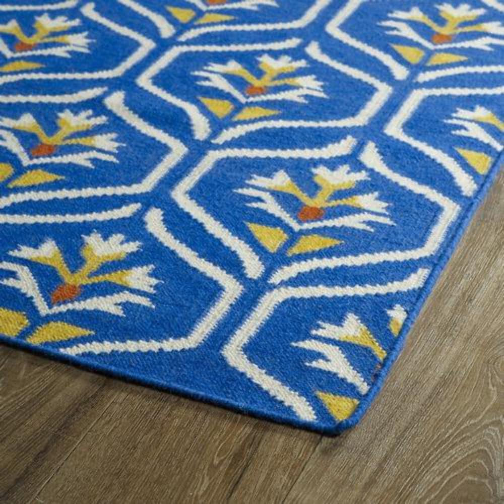 Luxury Blue Glam Runner Rug 2'6