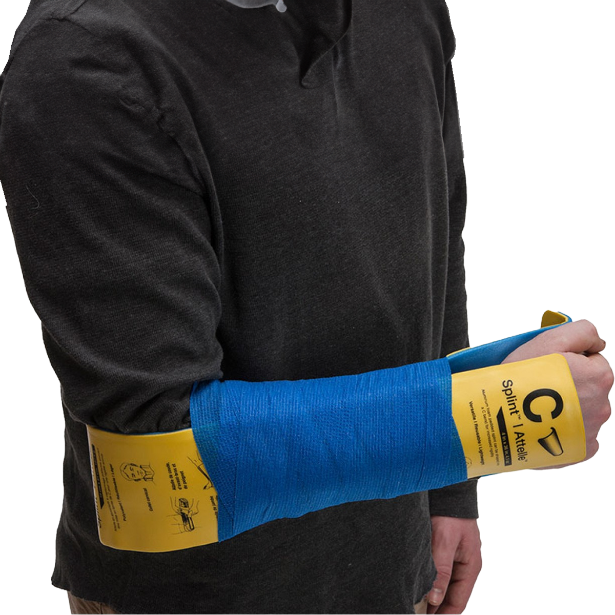 C Splint Finger Brace - Adjustable Finger Splint for Broken, Sprained, or Jammed Fingers - Ideal for Sports Injuries, Arthritis Pain Relief & Post-Surgery Support