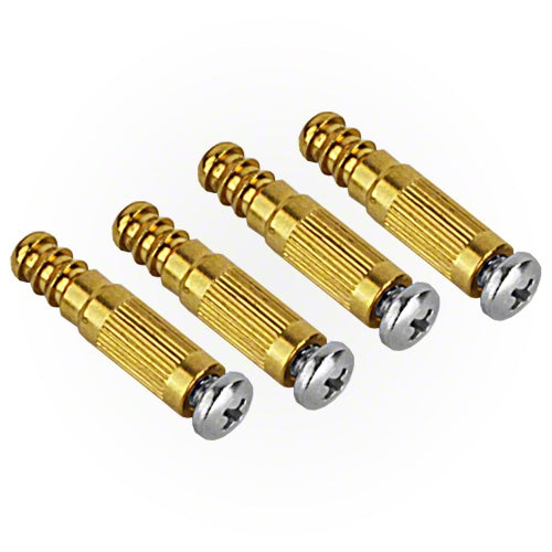 AquaStar Brass Anchor Kit - Heavy Duty Wall Anchors for Hanging Shelves, Mirrors & Pictures - Secure Mounting Solution for Drywall & Concrete