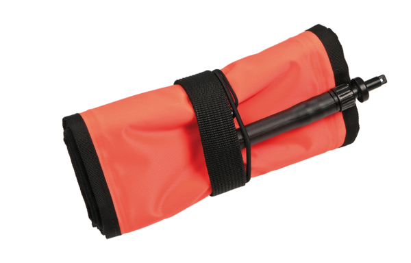 XDeep Closed DSMB 140cm - High Visibility Safety Sausage for Scuba Diving & Technical Diving | Emergency Surface Marker Buoy for Underwater Signaling & Diver Safety