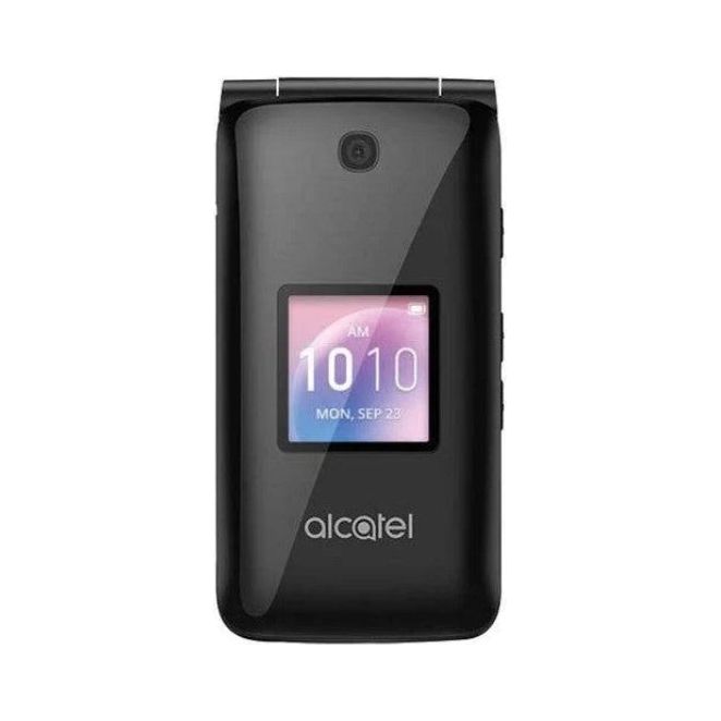 Alcatel Go Flip 4GB GSM Unlocked Flip Phone - Black 4044V | Classic Design for Seniors & Emergency Use | Durable & Easy-to-Use Mobile Device