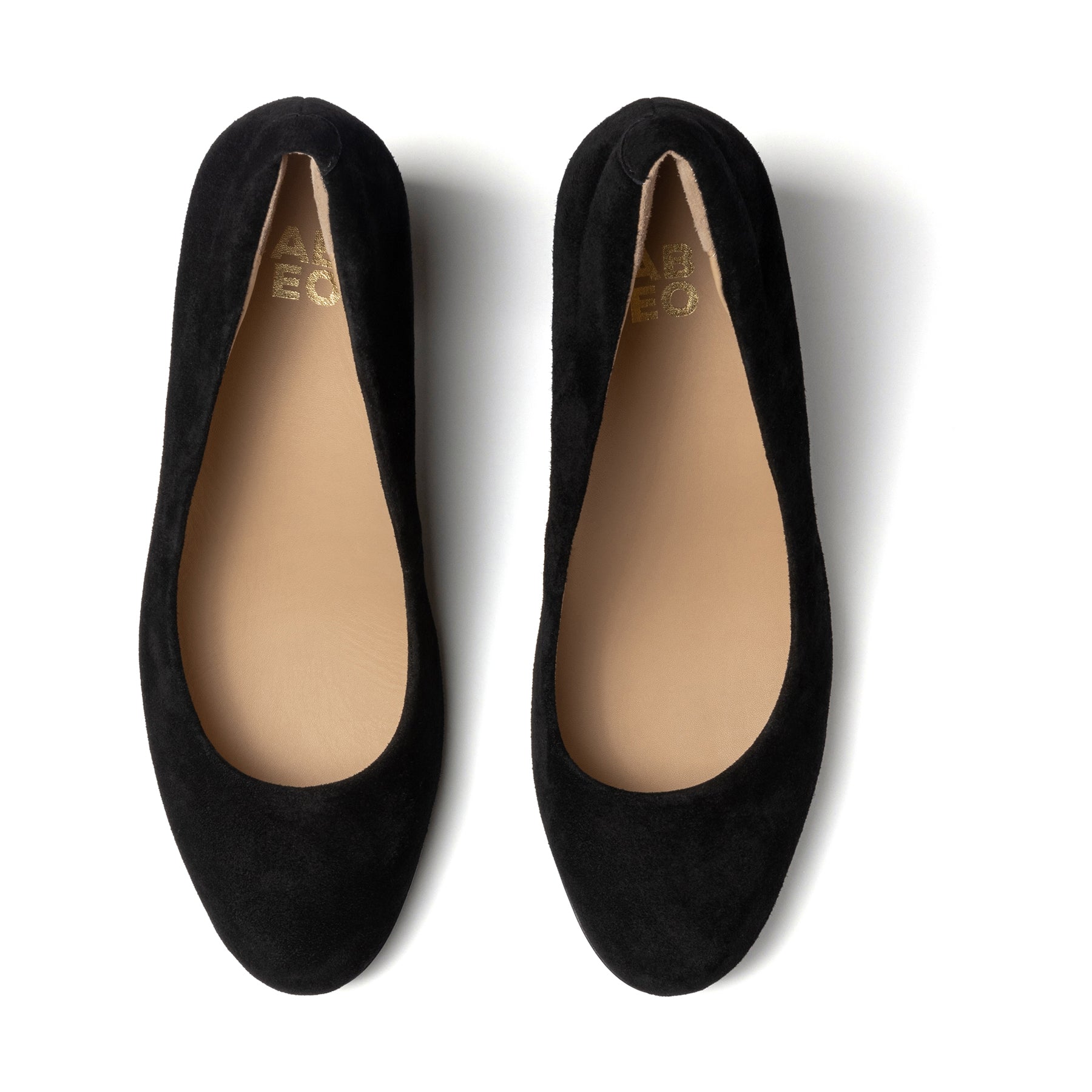 ABEO Tempo Pump Black Suede - Comfortable & Stylish Women's Dress Shoes for Work, Office, and Formal Occasions