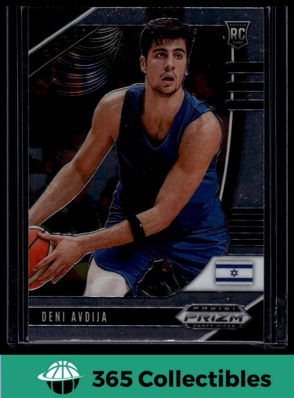 2020 Panini Prizm Draft Picks Collegiate Deni Avdija RC #6 Basketball Card - Maccabi Tel Aviv Rookie - Collectible Sports Memorabilia for NBA Fans and Card Collectors - Perfect for Trading, Display, and Investment