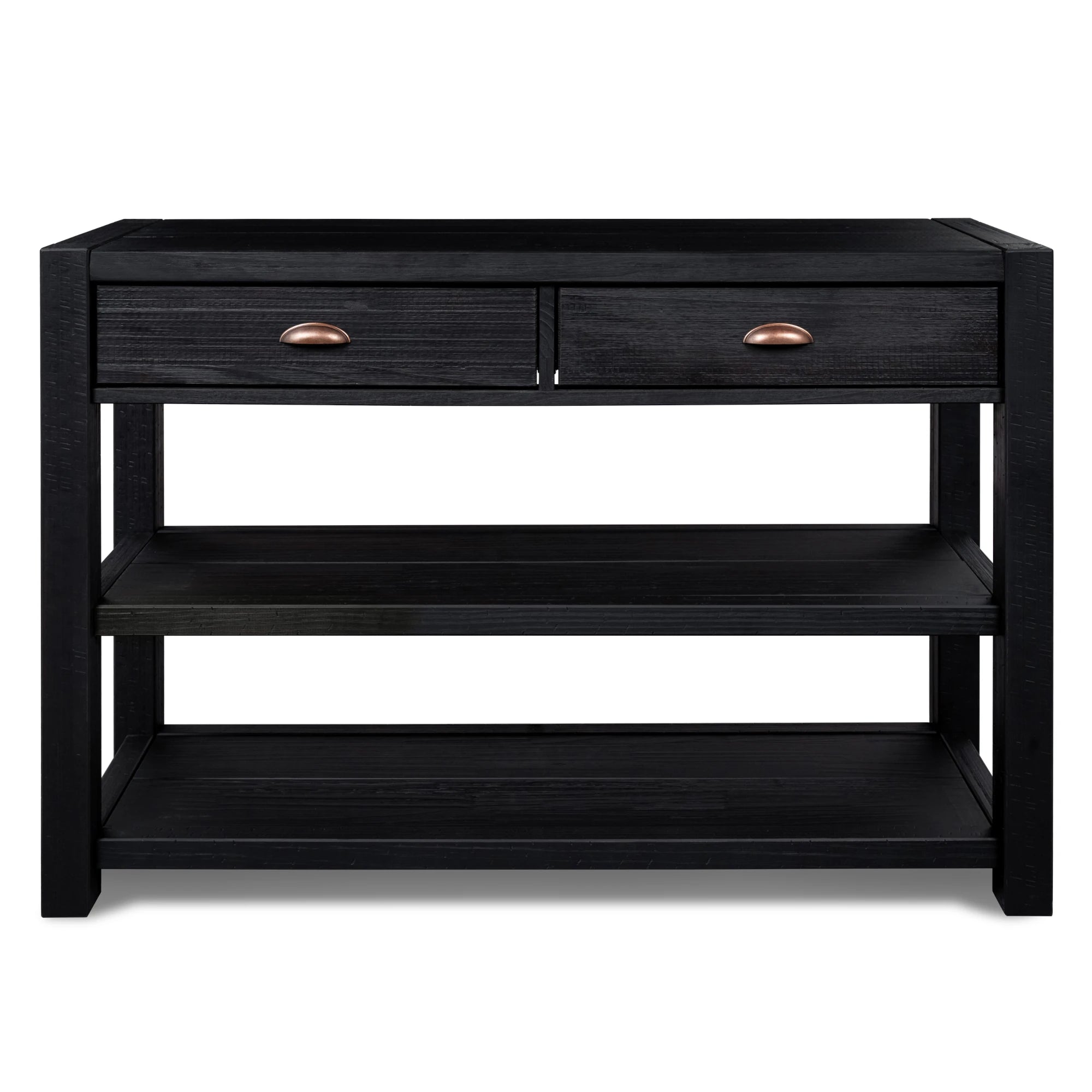 Montauk Console Table - Modern Entryway Sofa Table with Storage Shelf | Perfect for Hallway, Living Room & Bedroom Decor