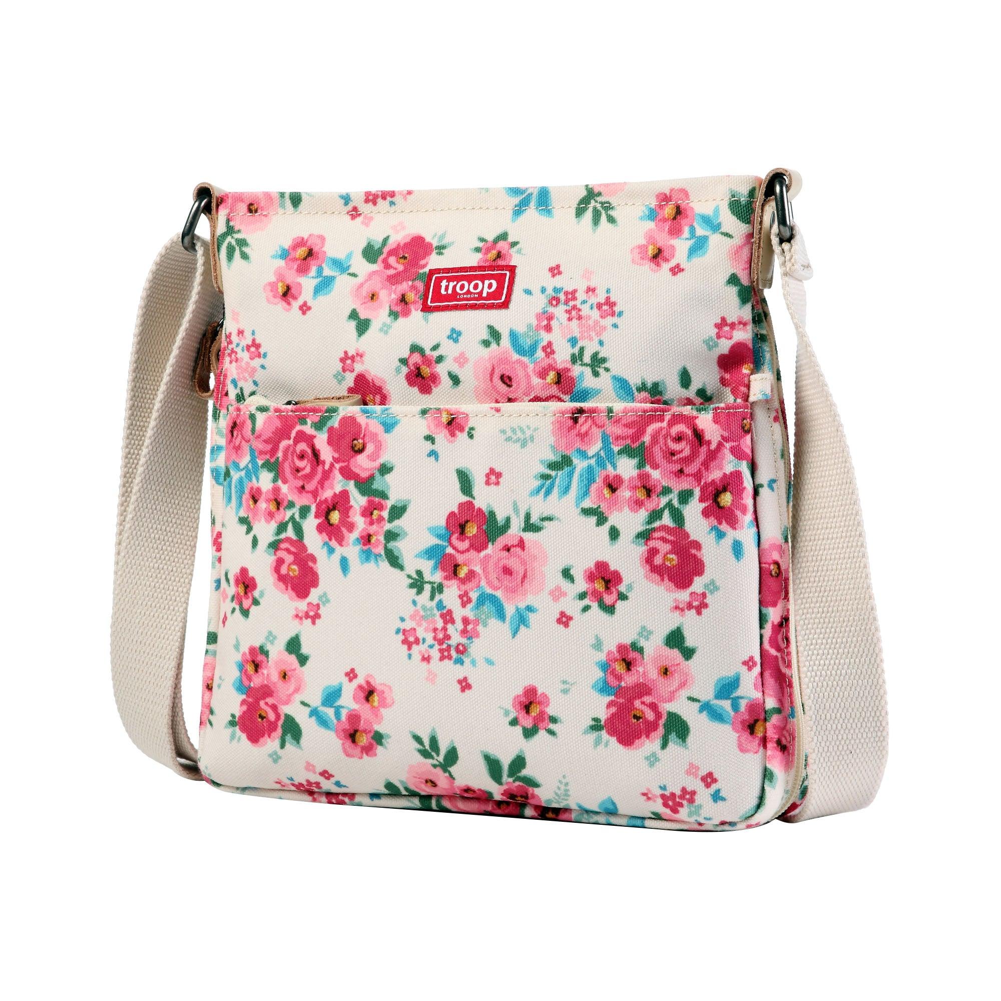 Troop London Classic Canvas Crossbody Bag for Men & Women - Stylish & Durable Shoulder Bag for Travel, Work & Everyday Use
