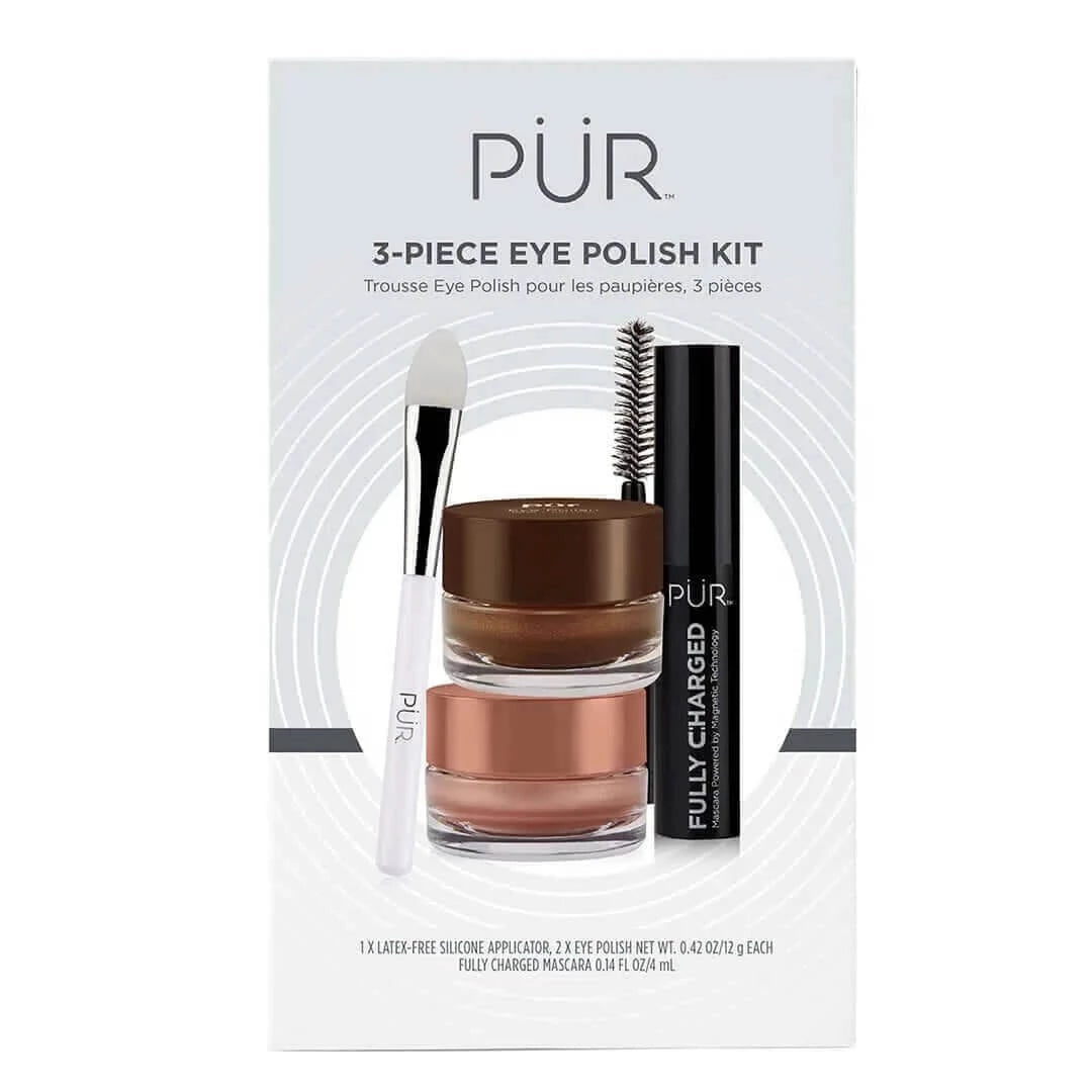 3 Piece Eye Polish Kit - Professional Eye Makeup Brush Set for Smokey Eyes & Precise Application - Perfect for Daily Makeup & Special Occasions
