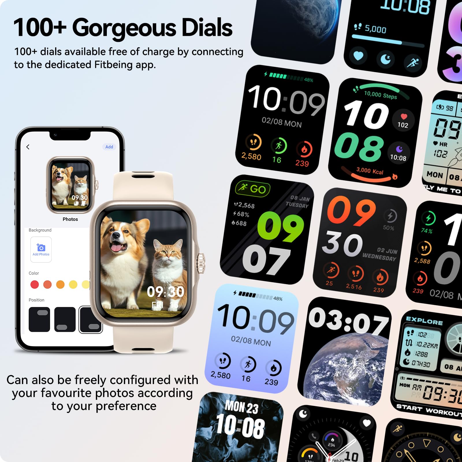 Anyloop Smart Watch Ultra for Men & Women - 1.78