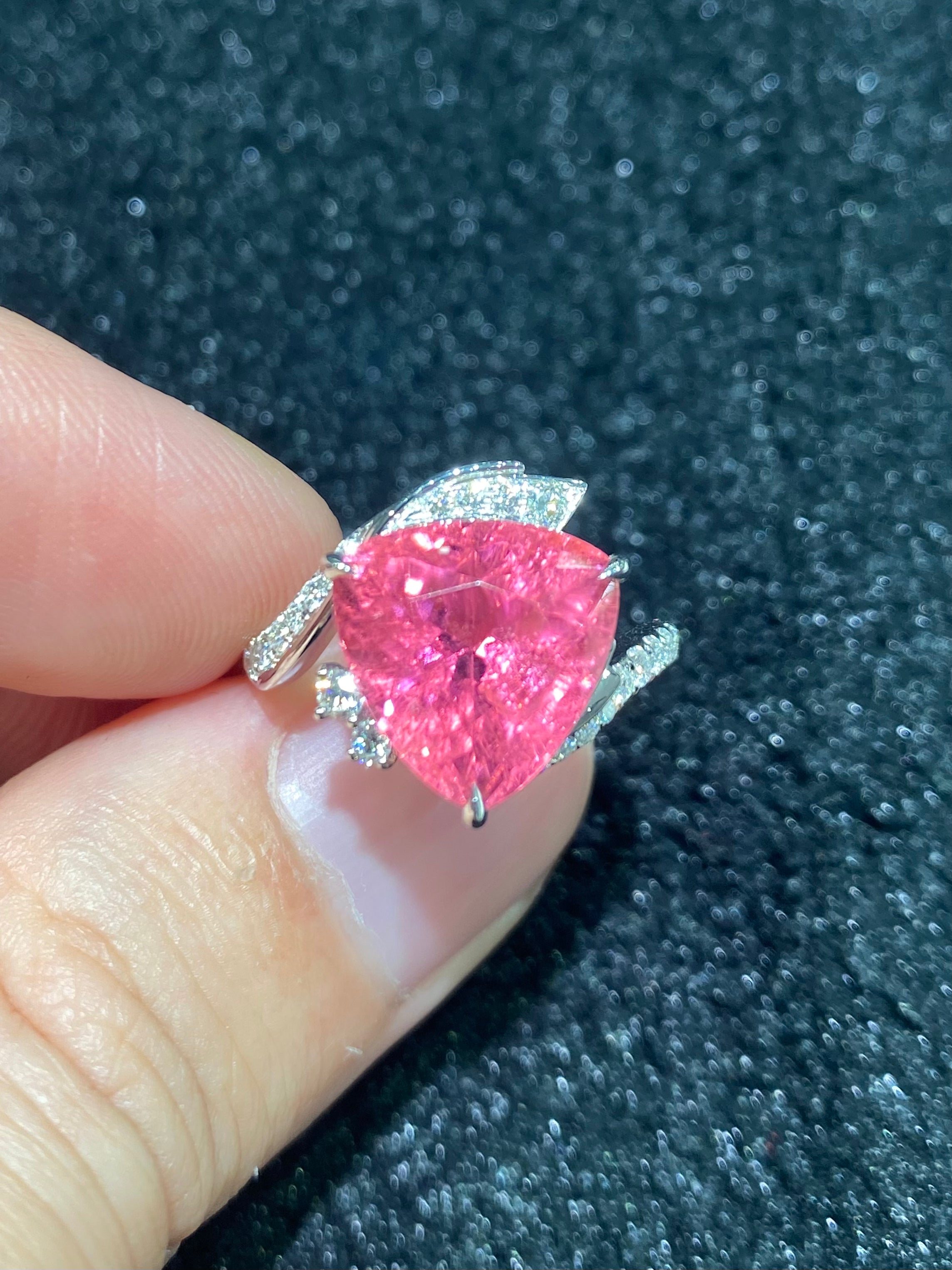 5.52ct Natural Pink Tourmaline Ring for Women - Elegant Gemstone Jewelry Gift for Anniversary, Birthday & Special Occasions