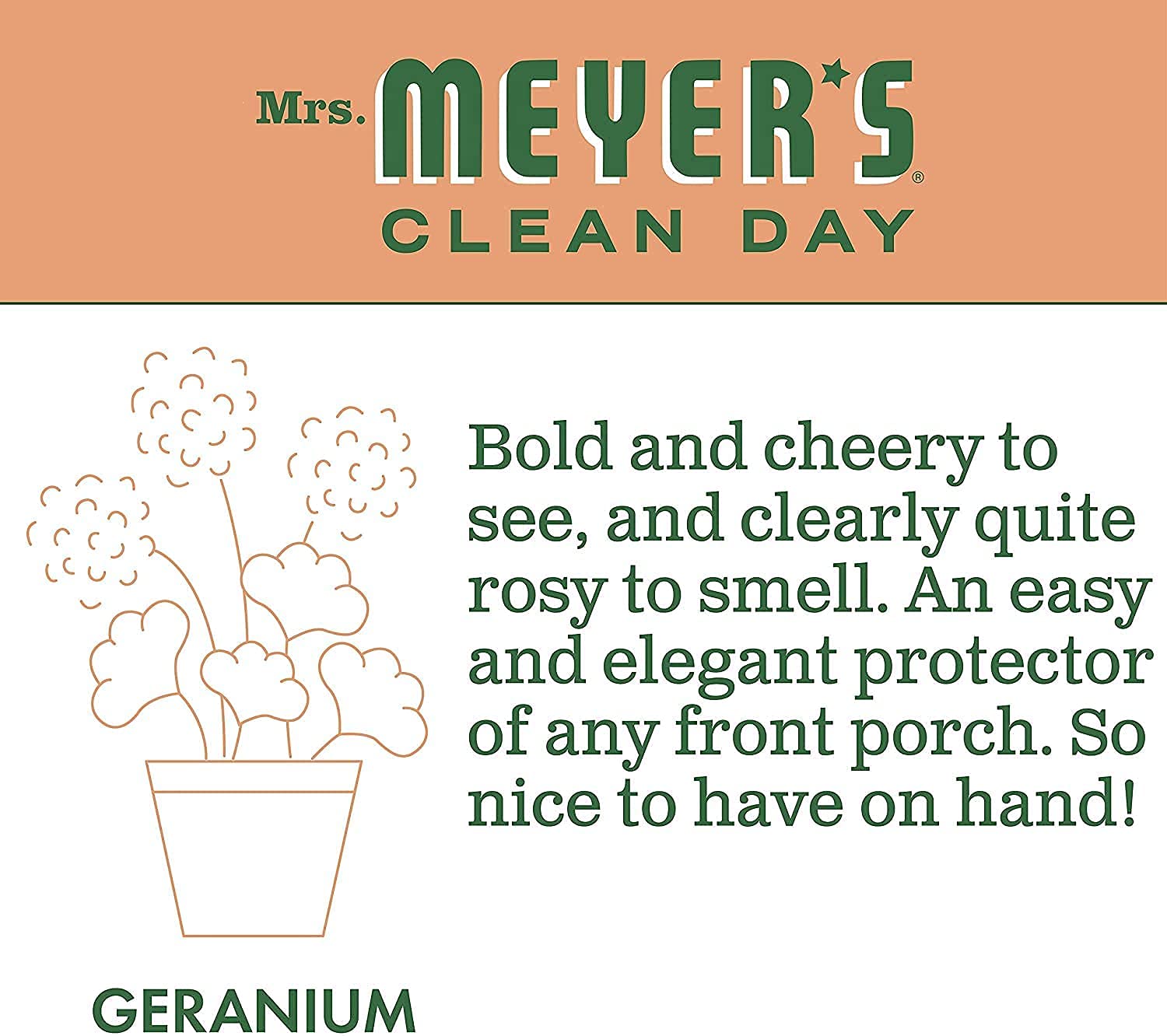 Geranium Scented Liquid Dish Soap - 2 Pack | Eco-Friendly & Gentle on Hands | Perfect for Daily Dishwashing & Kitchen Cleaning