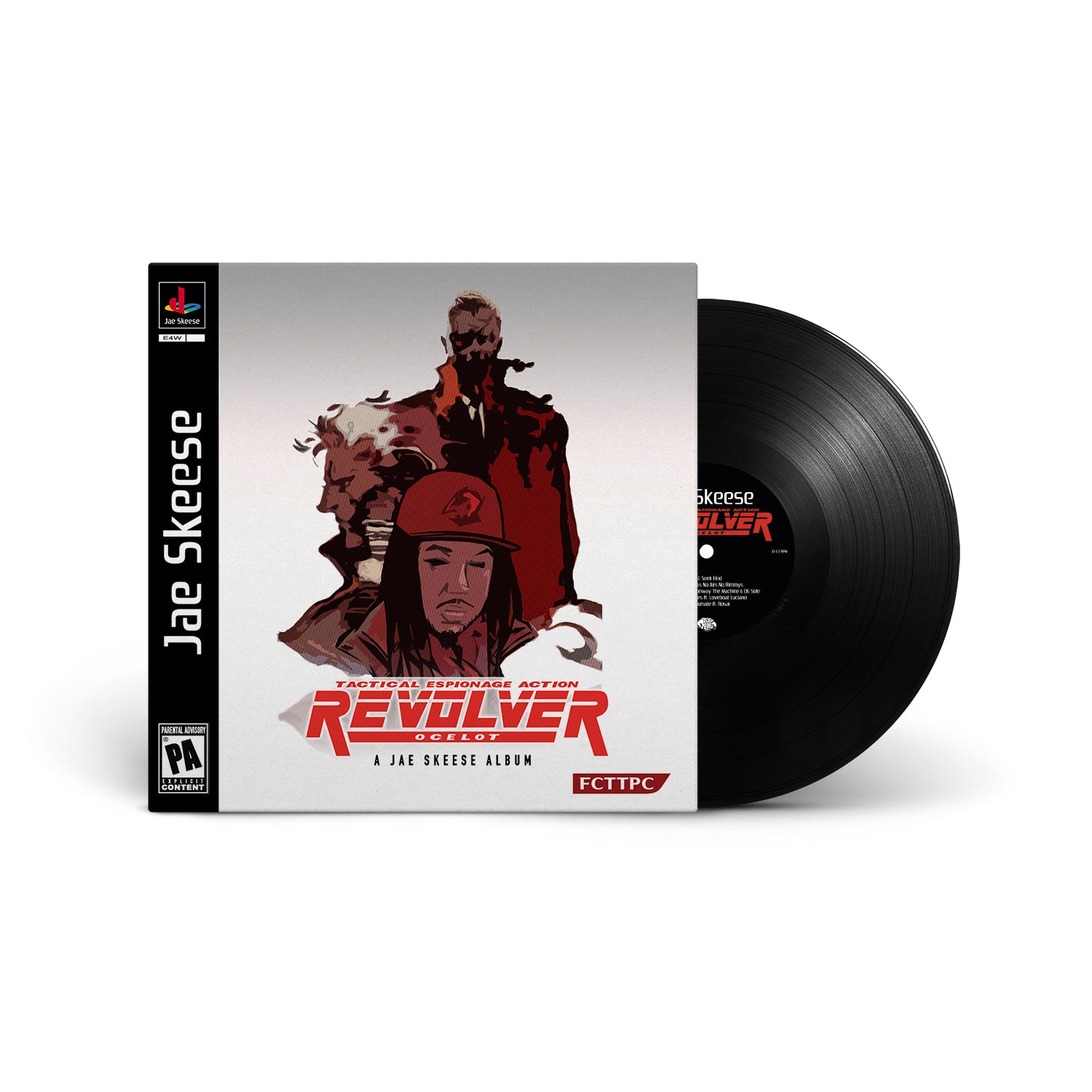 Revolver Ocelot LP - Authentic Collectible Action Figure - Perfect for Metal Gear Solid Fans & Video Game Collectors - Ideal for Display, Gifts & Gaming Room Decor