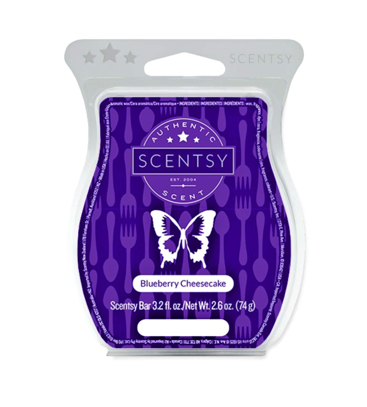 Scentsy Wax Bar - Blueberry Cheesecake Scented Wax Melts for Warmers | Home Fragrance for Living Room, Bedroom & Office