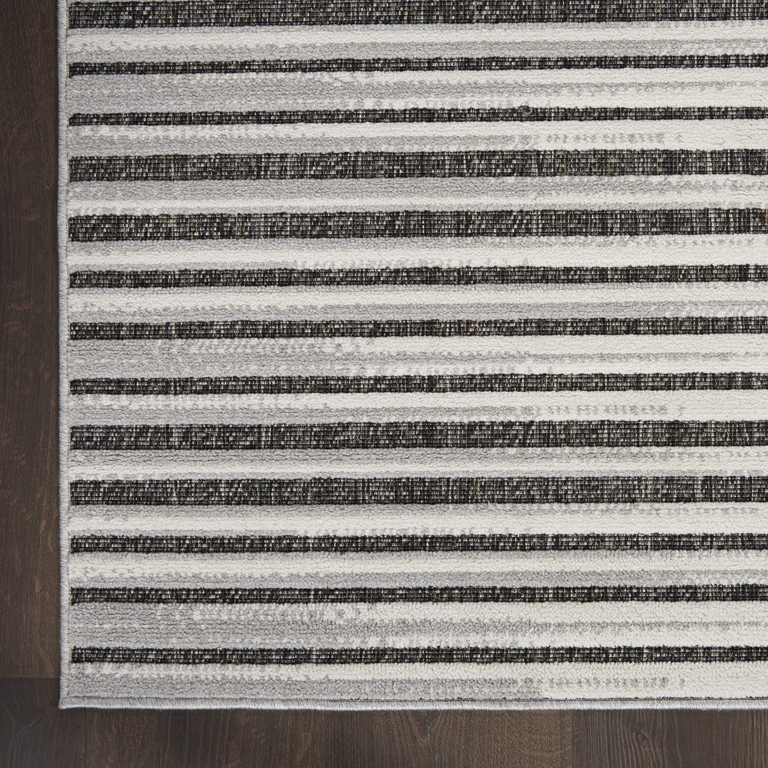 Nourison Calobra Modern Dark Grey 5'3