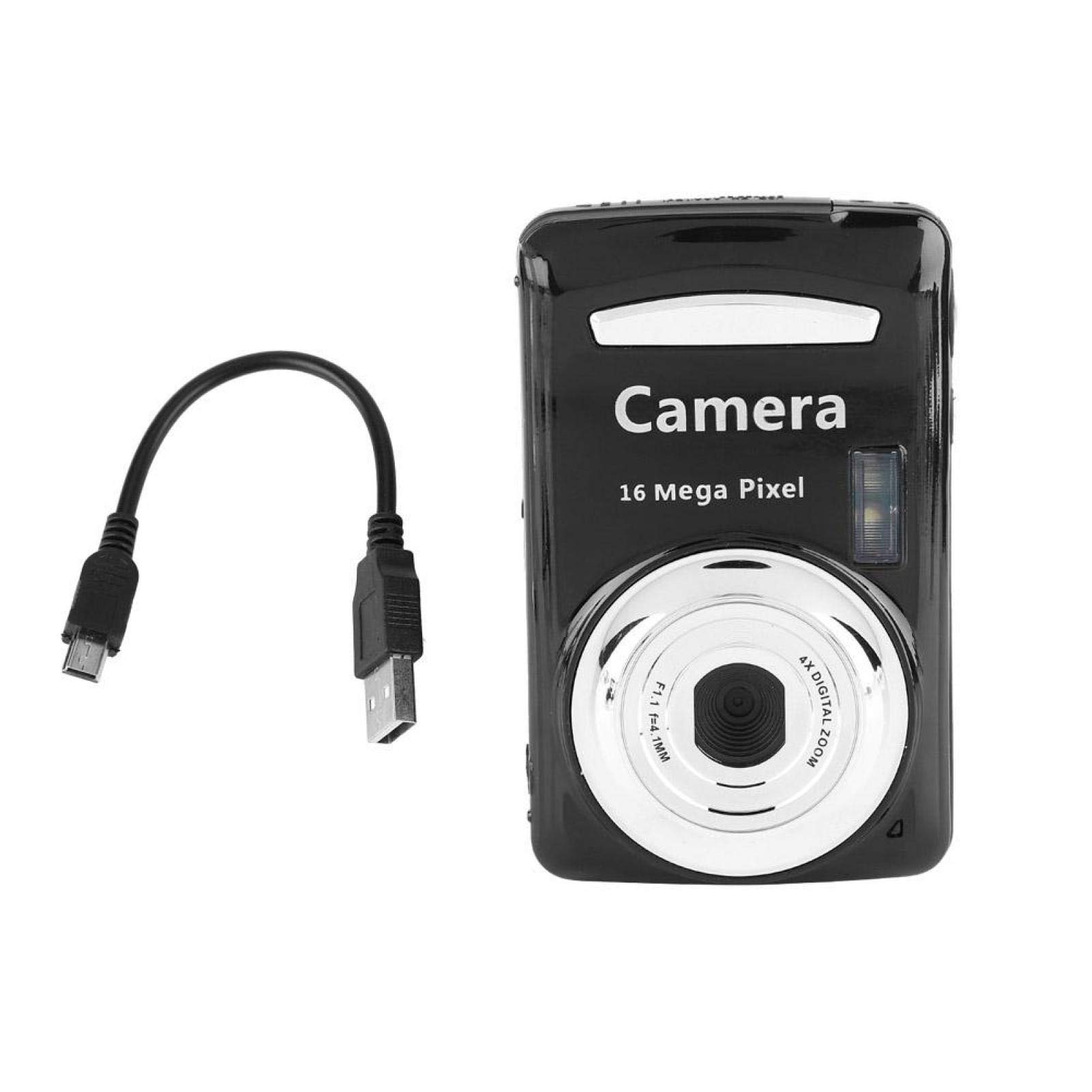 HD Mini 2MP Video Camera with 16X Zoom - Perfect for Vlogging & Travel