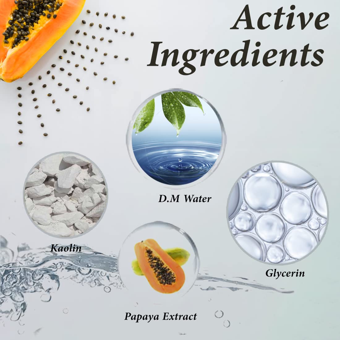 Herbdiva Carica Papaya Face Mask 250g - Exfoliating, Hydrating & Rejuvenating Facial Treatment with Natural Papaya Enzymes | Vitamin-Rich Skincare for All Skin Types | Perfect for Daily Glow Routine & Spa Nights