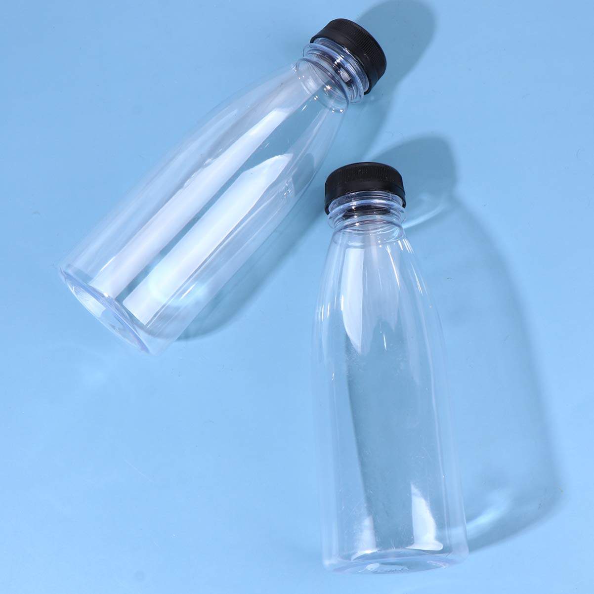 6pcs Empty Juice Bottles for Pet Storage & DIY - Cabilock