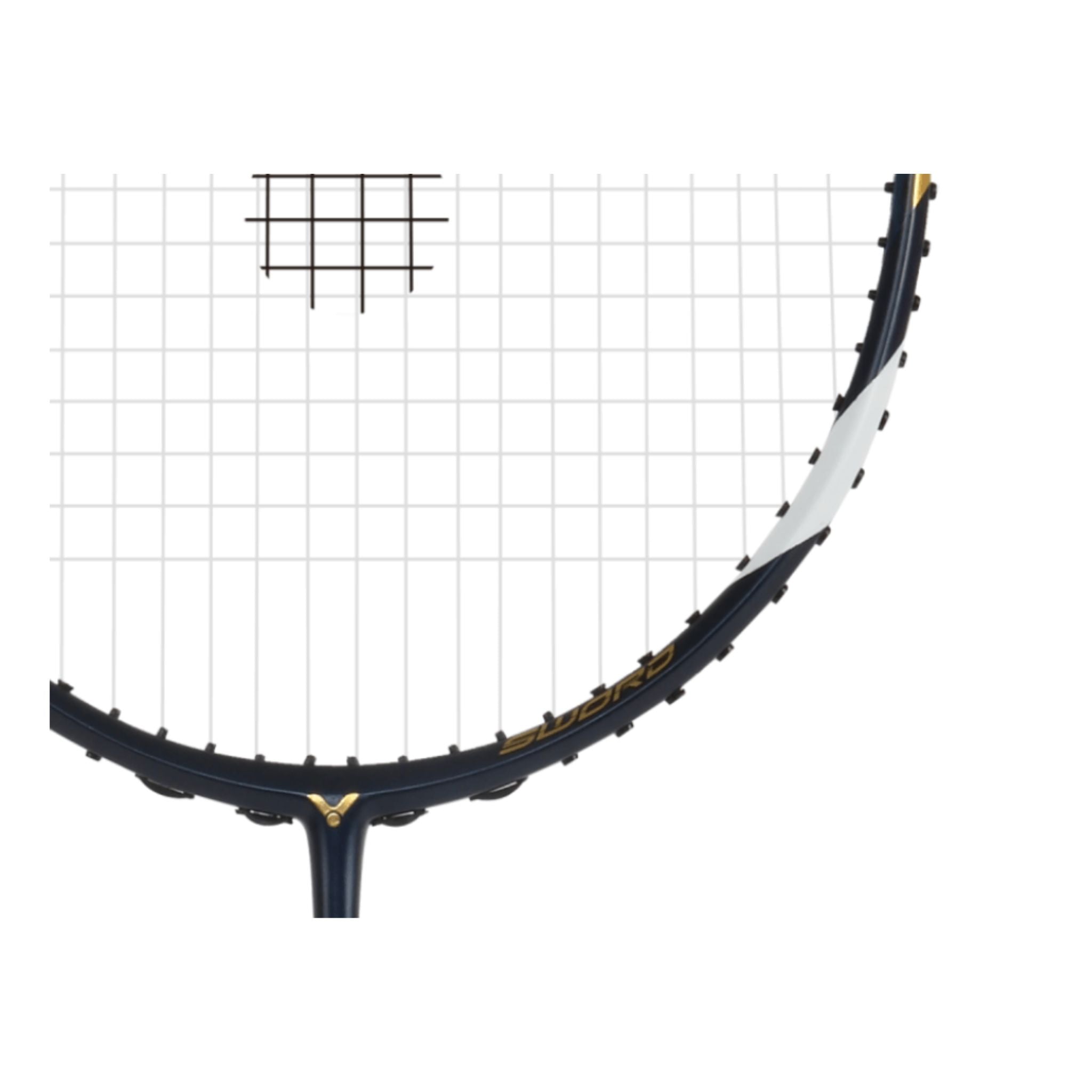 Victor Brave Sword 12 SE Unstrung Badminton Racket - Professional Carbon Fiber Shuttlecock Racket [Midnight Blue] | Perfect for Tournament Play & Training Sessions
