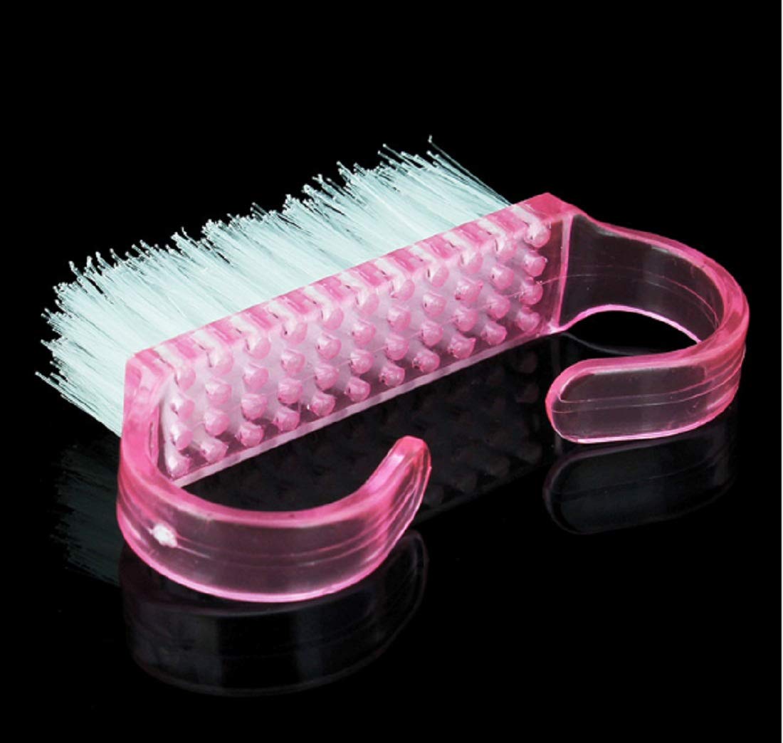 Mini Nail Brush Set - 2 Pack Small Nail Scrubber for Deep Cleaning, Stain Removal & Manicure Care | Perfect for Travel, Home & Salon Use