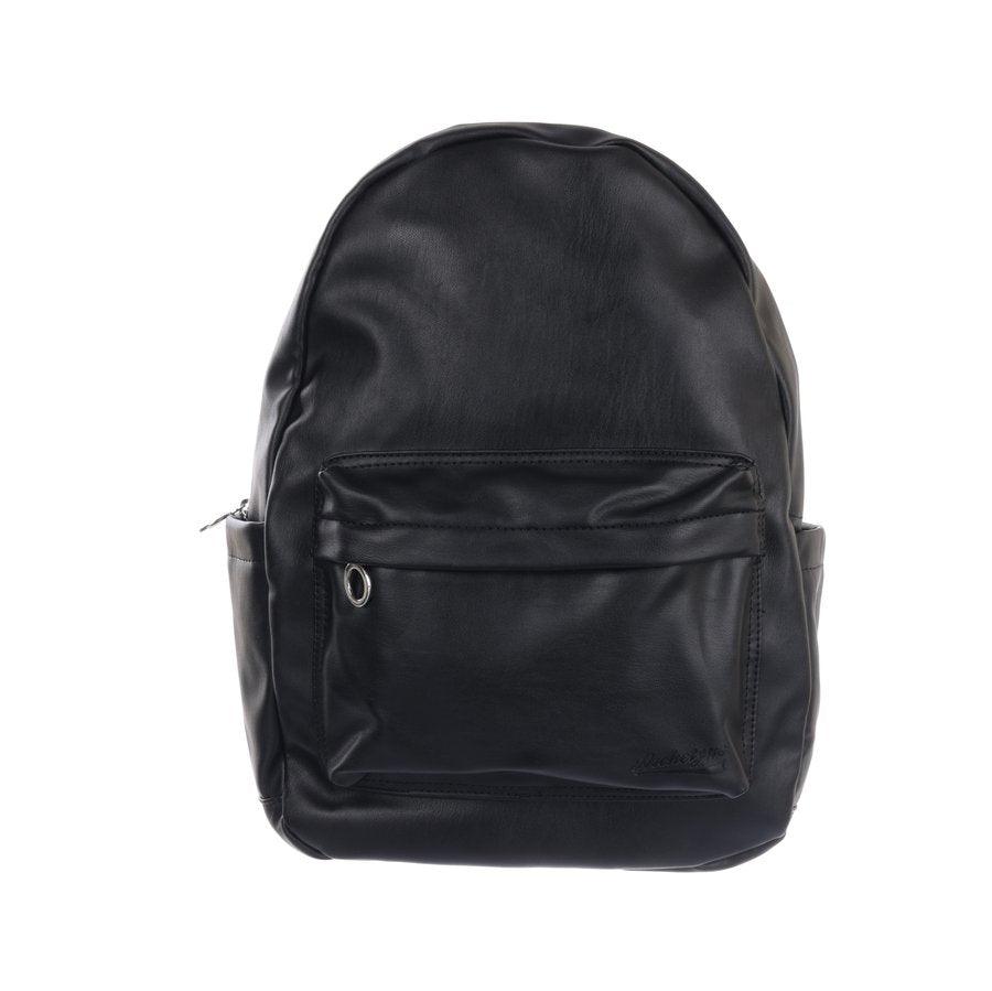 ARCHETYPE Millie Sheep Skin PU Backpack for Women - Stylish Mid-Size Black Leather Backpack - Perfect for Work, Travel & Everyday Use