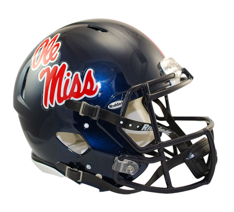 Authentic Riddell Speed Mississippi Revolution Football Helmet - Perfect for High School, College & NFL Games, Training & Collectors