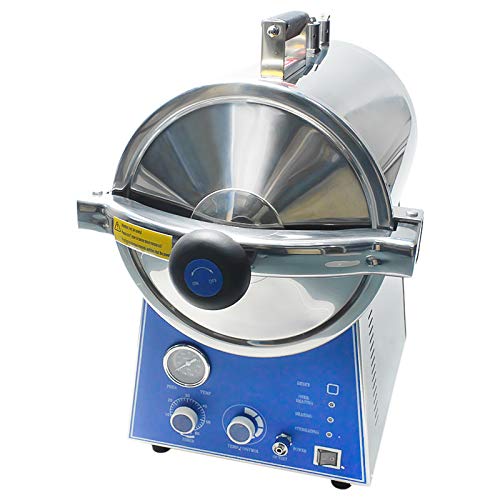 24L Stainless Steel High Pressure Steam Autoclave Sterilizer - Lab Equipment for Medical, Dental & Tattoo Tools Sterilization | Perfect for Hospitals, Clinics & Research Laboratories