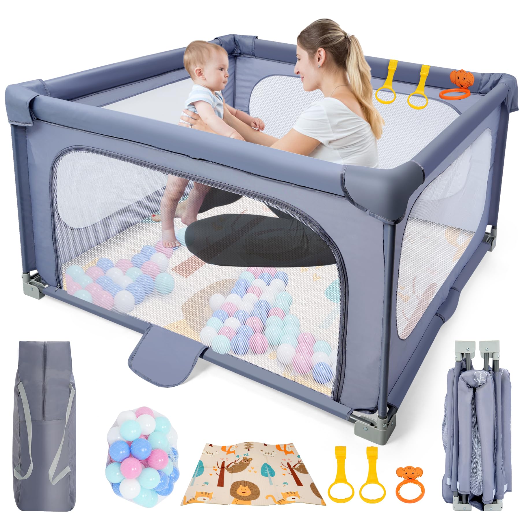 Foldable Baby Playpen 50